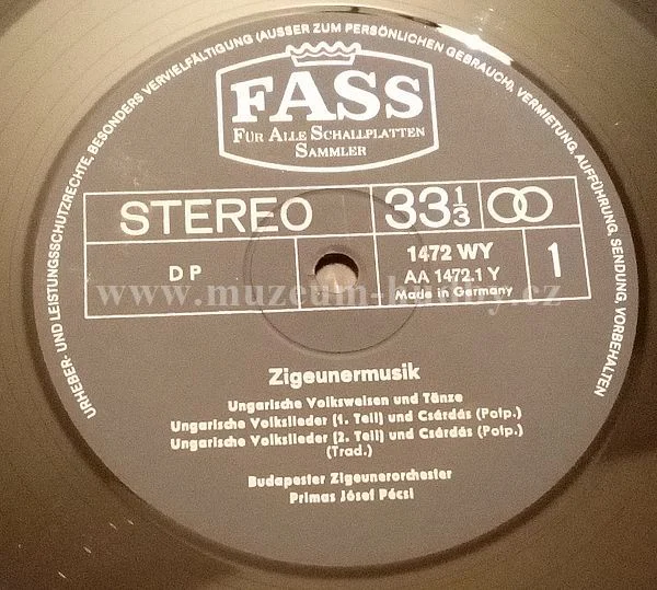 Budapester Zigeuner-Orchester Primas Jósef Pécsi - Obrázek 3