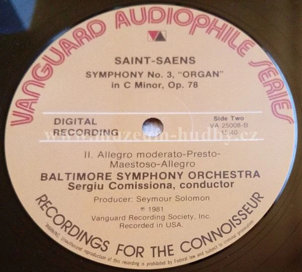 Saint-Saëns - Baltimore Symphony Orchestra, Sergiu Comissiona, Frederick Minger - Obrázek 4