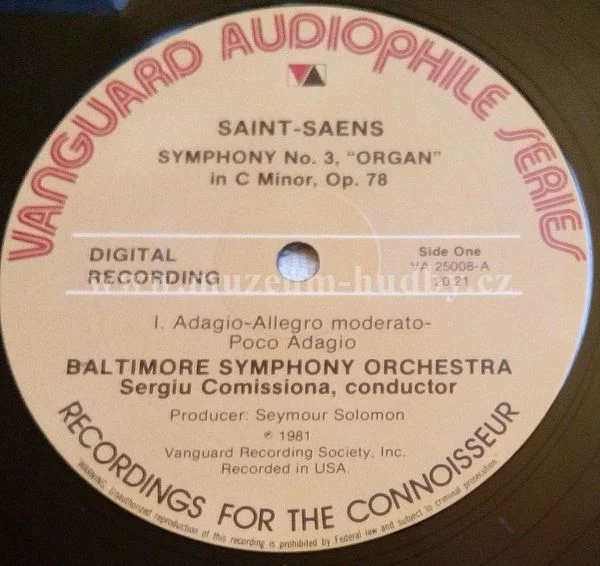 Saint-Saëns - Baltimore Symphony Orchestra, Sergiu Comissiona, Frederick Minger - Obrázek 5