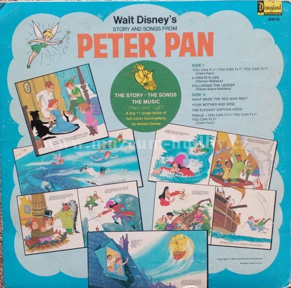 Walt Disney's Story And Songs From Peter Pan - Obrázek 3