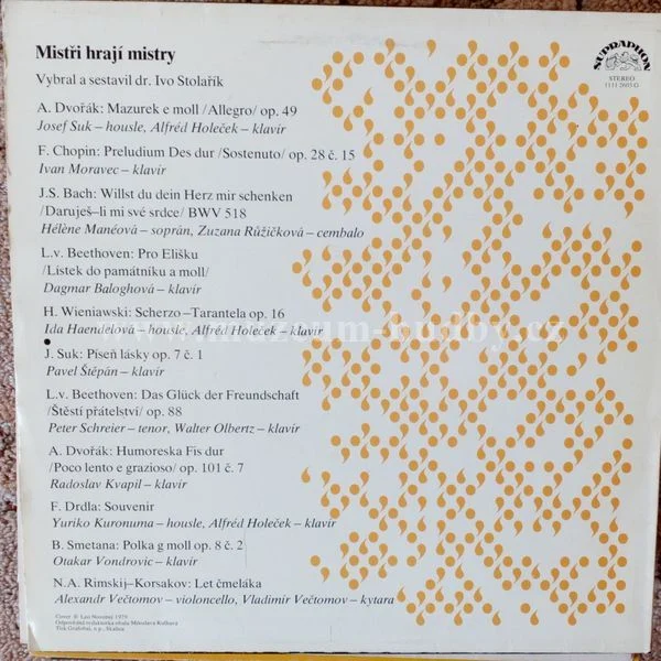 A. Dvořák / F. Chopin / J.S. Bach / L.v. Beethoven / ... - Obrázek 2