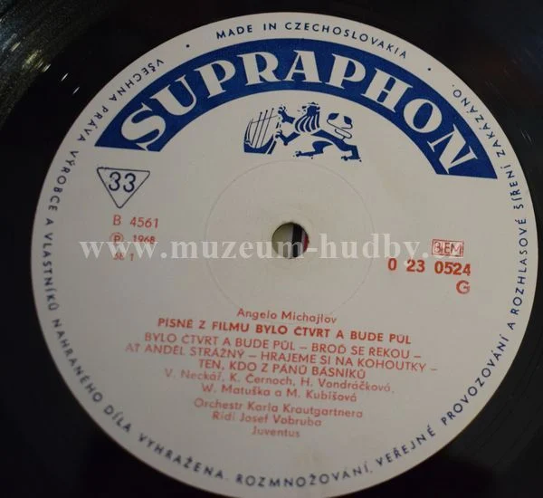 Angelo Michajlov/V. Neckář, K. Černoch, W. Matuška, M. Kubišová, H. Vondráčková... - Obrázek 3