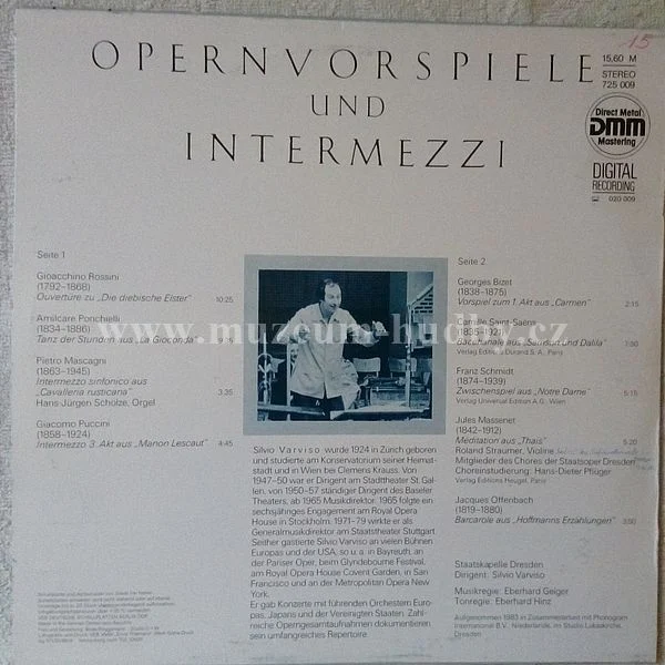 Silvio Varviso, Staatskapelle Dresden - Obrázek 2