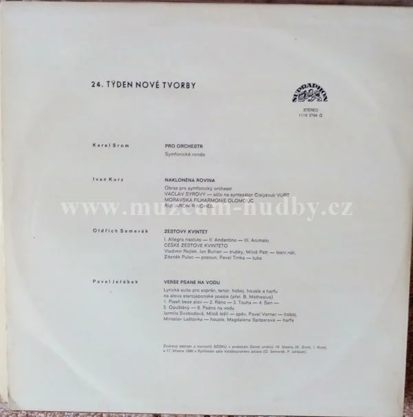 Karel Štorm / Ivan Kurz / Oldřich Semerák / Pavel Jeřábek - Obrázek 2