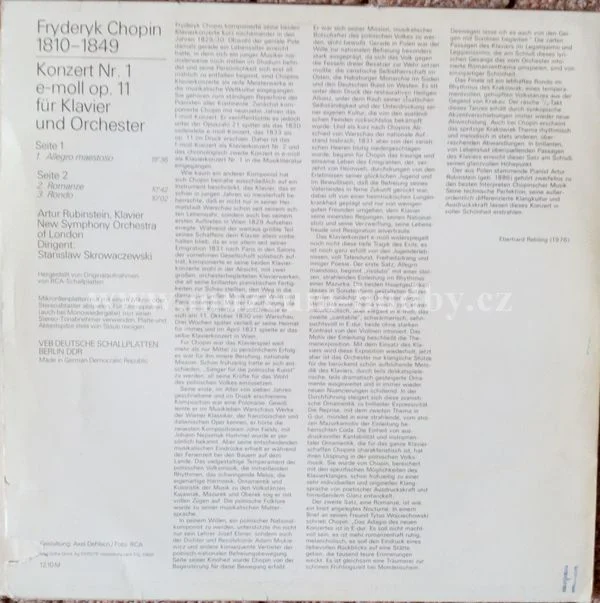 Artur Rubinstein / Stanislaw Skrowaczewski, Chopin - Obrázek 2