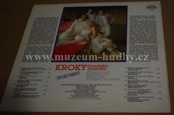 Pavel Horňák, Michal David, Markéta Muchová, Kroky Fr. Janečka - Obrázek 2