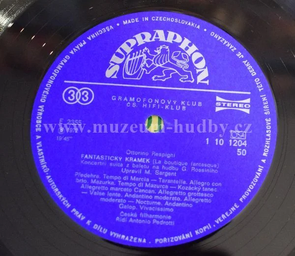 Respighi, Rossini, Czech Philharmonic Orchestra, Antonio Pedrotti - Obrázek 3