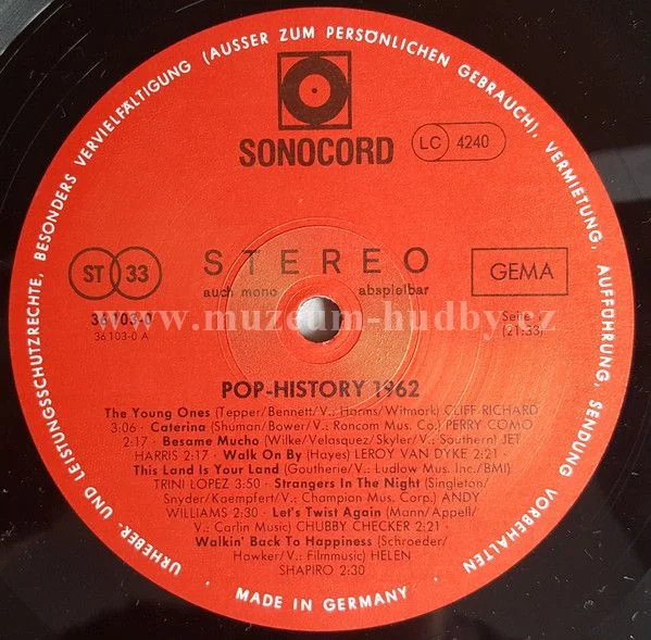 Chubby Checker/Johnny Burnette/Tony Renis - Obrázek 3