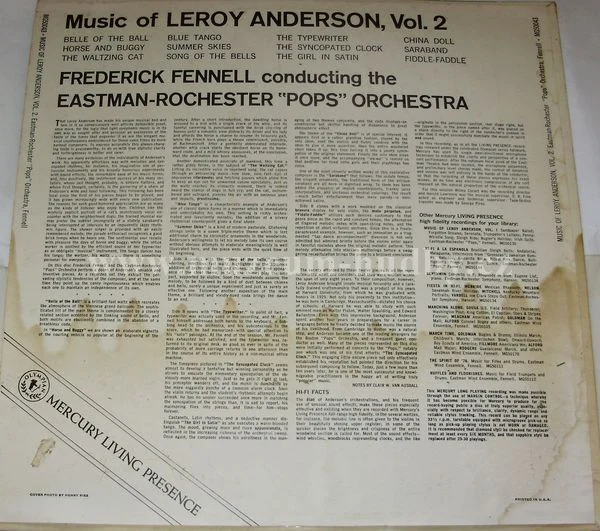 Frederick Fennell Conducting The Eastman-Rochester "Pops" Orchestra - Obrázek 2