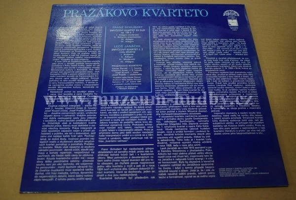 Pražákovo kvarteto, Leoš Janáček, Franz Schubert - Obrázek 2