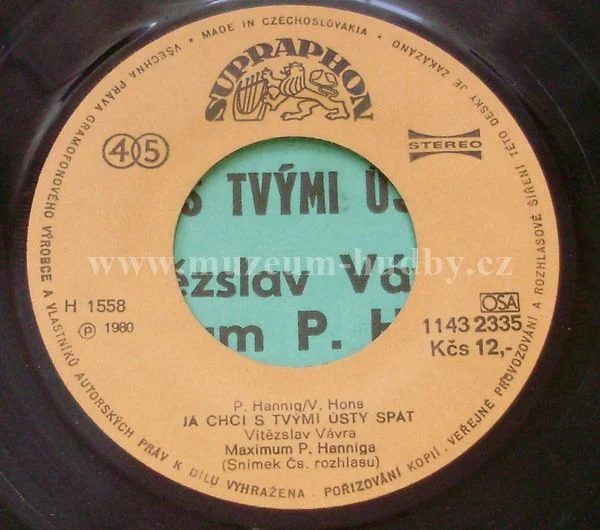 Vítězslav Vávra, Maximum P. Hanniga - Obrázek 3