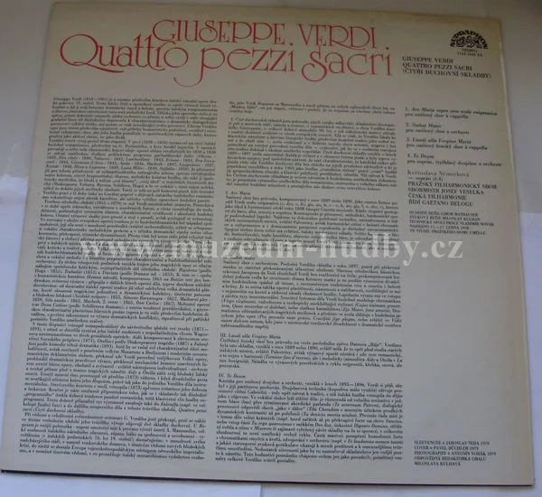 Giuseppe Verdi, Česká Filharmonie, Gaetano Delogu - Obrázek 2