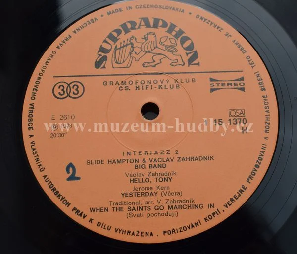 Slide Hampton a Václav Zahradník - Obrázek 5
