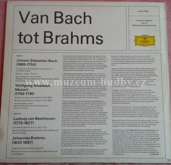 Bach/ Beethoven/ Mozart/ Brahms - Obrázek 2