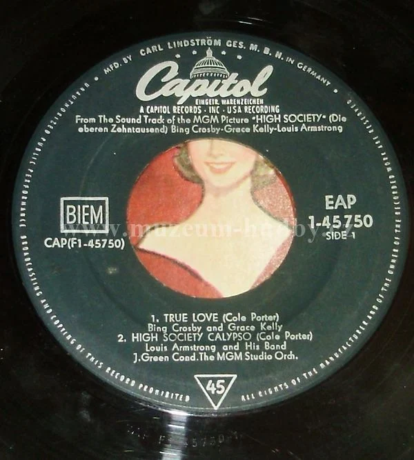 Bing Crosby - Grace Kelly - Louis Armstrong And His Band - Frank Sinatra - Obrázek 2