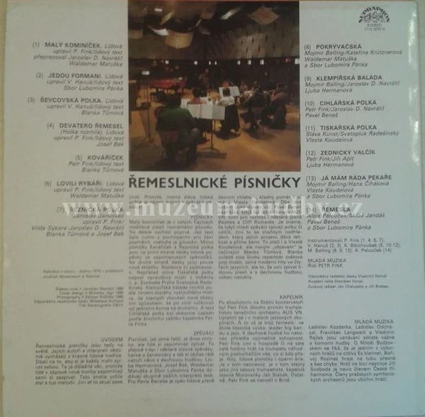 Mladá Muzika - Řídí Petr Fink / Josef Bek, Pavel Beneš, Ljuba Hermanová, Blanka Tůmová, Vlasta Koudelová, Waldemar Matuška - Obrázek 2