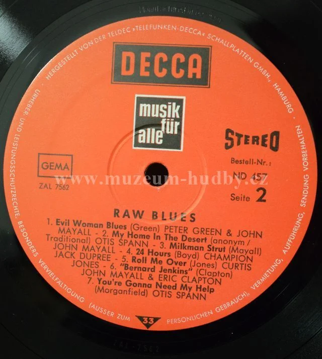 John Mayall / Eric Clapton / Otis Spann / Champion Jack Dupree - Obrázek 6