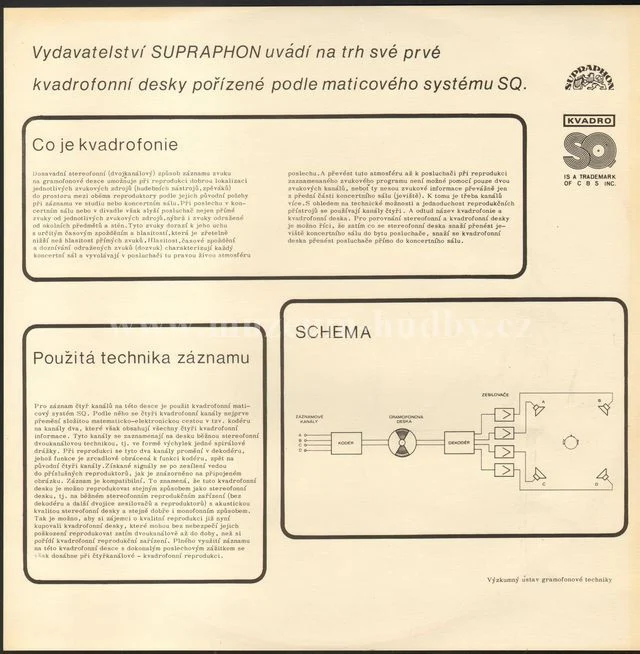 Úvodní deska kvadrofonní techniky - Obrázek 3