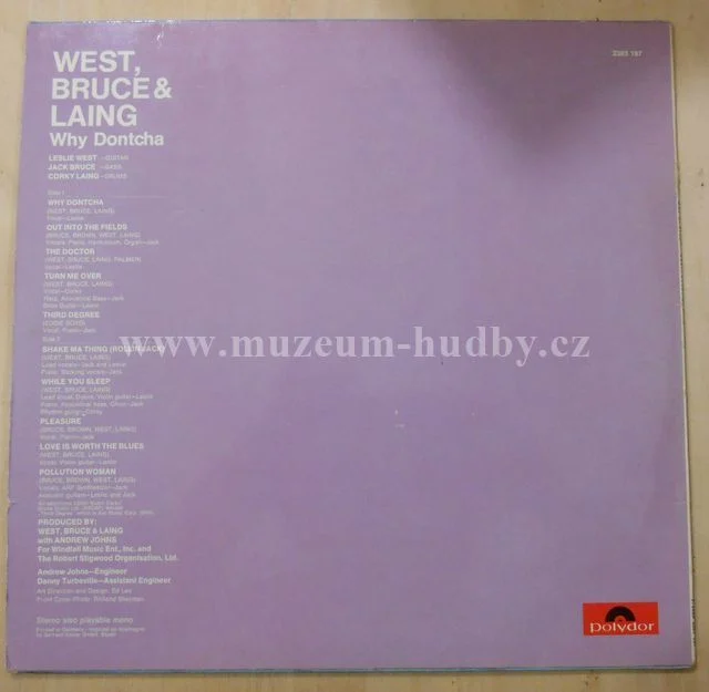 West, Bruce & Laing - Obrázek 2