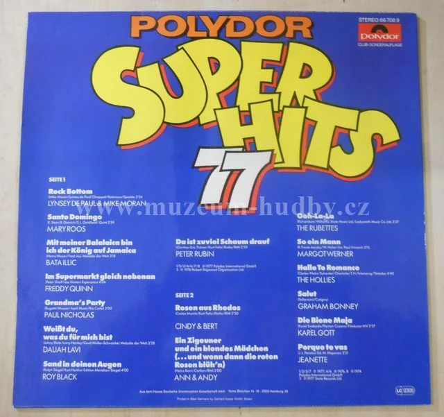 Lynsey De Paul & Mike Moran,Karel Gott,Hollies,Freddy Quinn - Obrázek 3