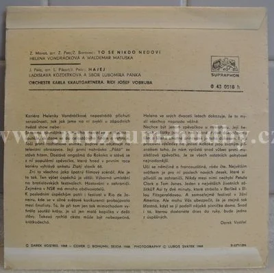 Helena Vondráčková A Waldemar Matuška / Ladislava Kozderková - Obrázek 2