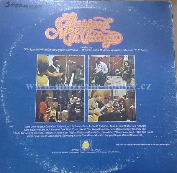 Fleetwood Mac Featuring: Otis Spann / Willie Dixon / Shakey Horton / J.T. Brown / Guitar Buddy / Honey Boy Edwards / S.P. Leary - Obrázek 2