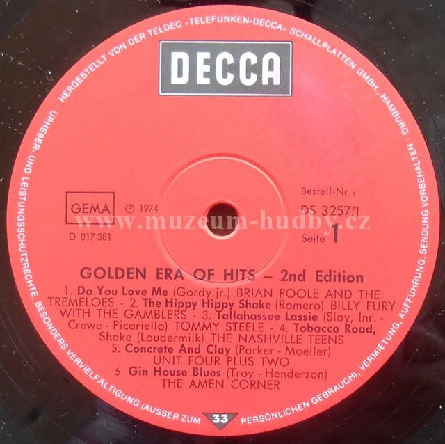 Brian Poole & The Tremeloes,Zombies,Los Bravos,Amen Corner,Unit Four Plus Two - Obrázek 7