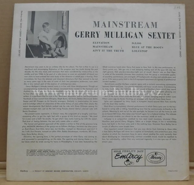 Gerry Mulligan And His Sextet - Obrázek 2