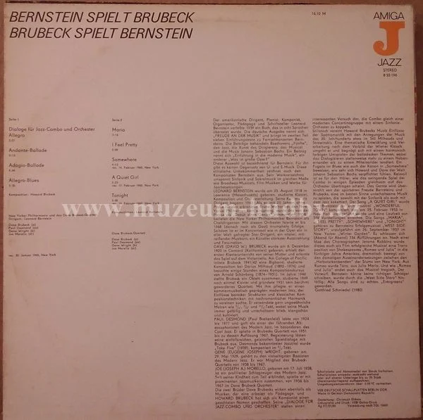Bernstein / Brubeck - Obrázek 2