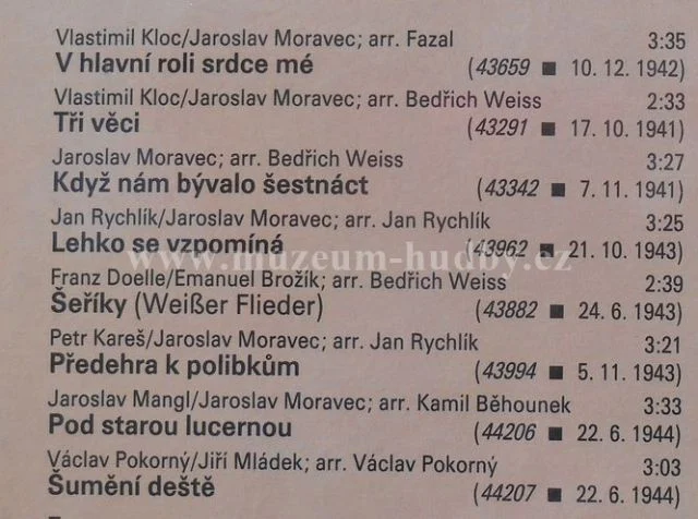 Jiřina Salačová / Karel Vlach Se Svým Orchestrem - Obrázek 3