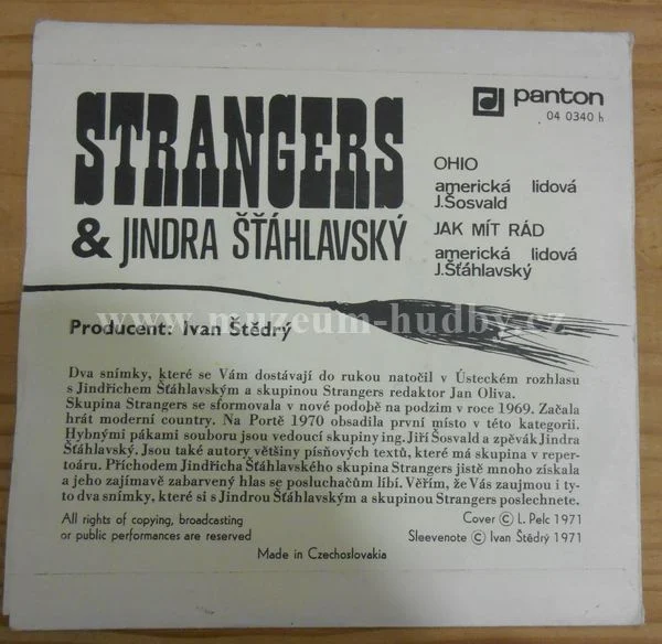 Strangers & Jindra Šťáhlavský - Obrázek 2