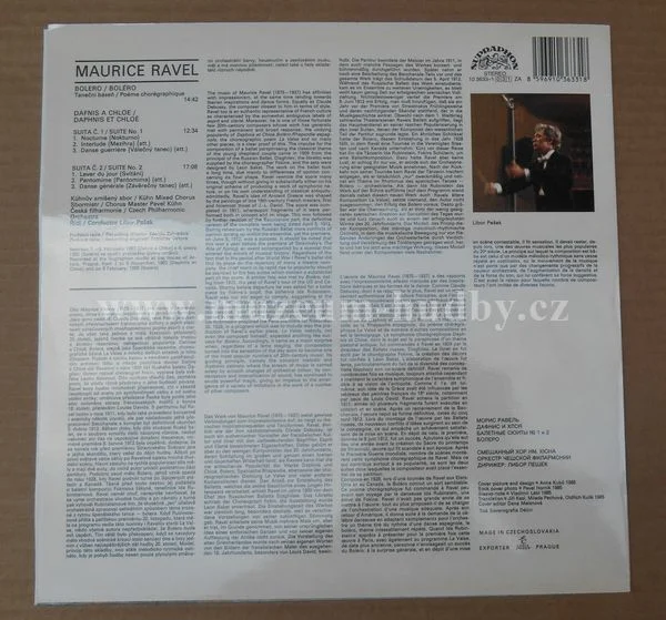 Ravel, Kühn Mixed Chorus, Czech Philharmonic Orchestra, Libor Pešek - Obrázek 2