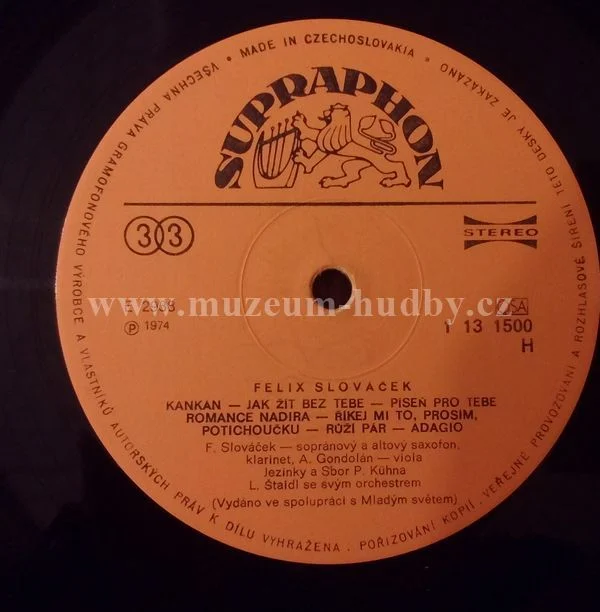 Felix Slováček, Ladislav Štaidl A Jeho Orchestr - Obrázek 4