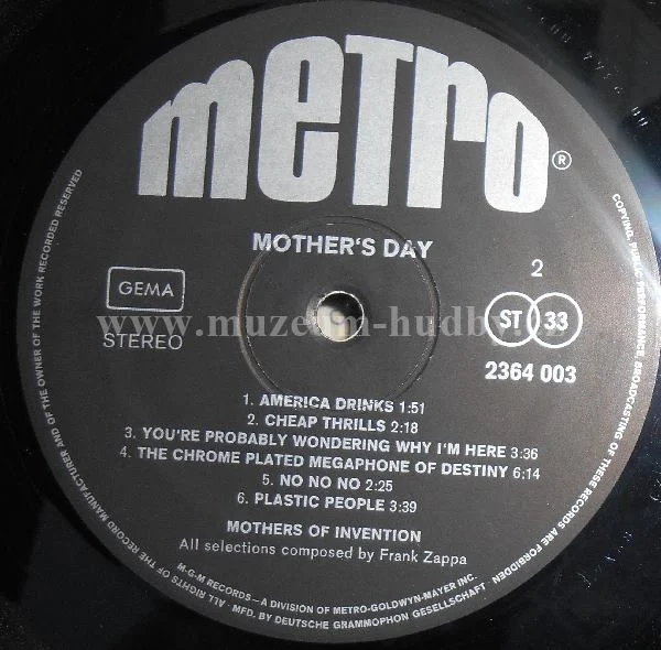 Frank Zappa / Mothers Of Invention - Obrázek 5