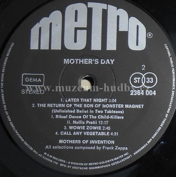 Frank Zappa / Mothers Of Invention - Obrázek 7