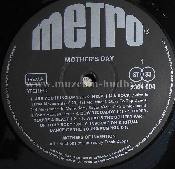 Frank Zappa / Mothers Of Invention - Obrázek 8