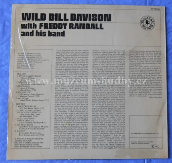 Wild Bill Davison With Freddie Randall And His Band - Obrázek 2