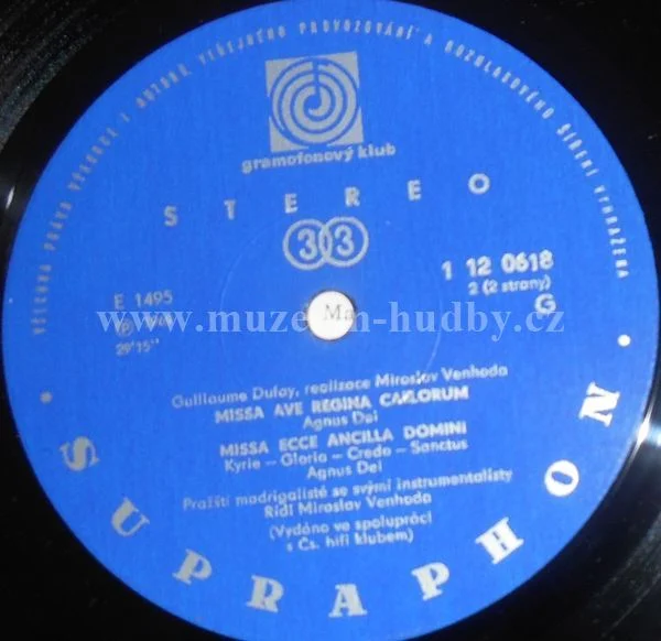 Guillaume Dufay, Pražští Madrigalisté, Miroslav Venhoda - Obrázek 4