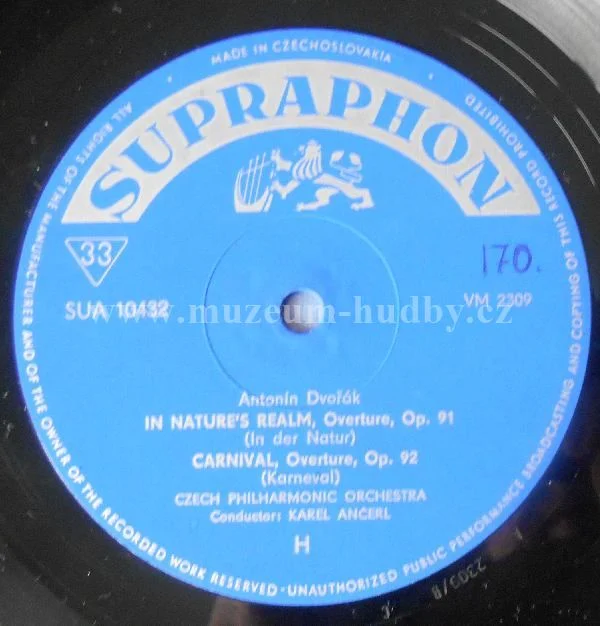 Dvořák / Czech Philharmonic Orchestra / Karel Ančerl - Obrázek 3