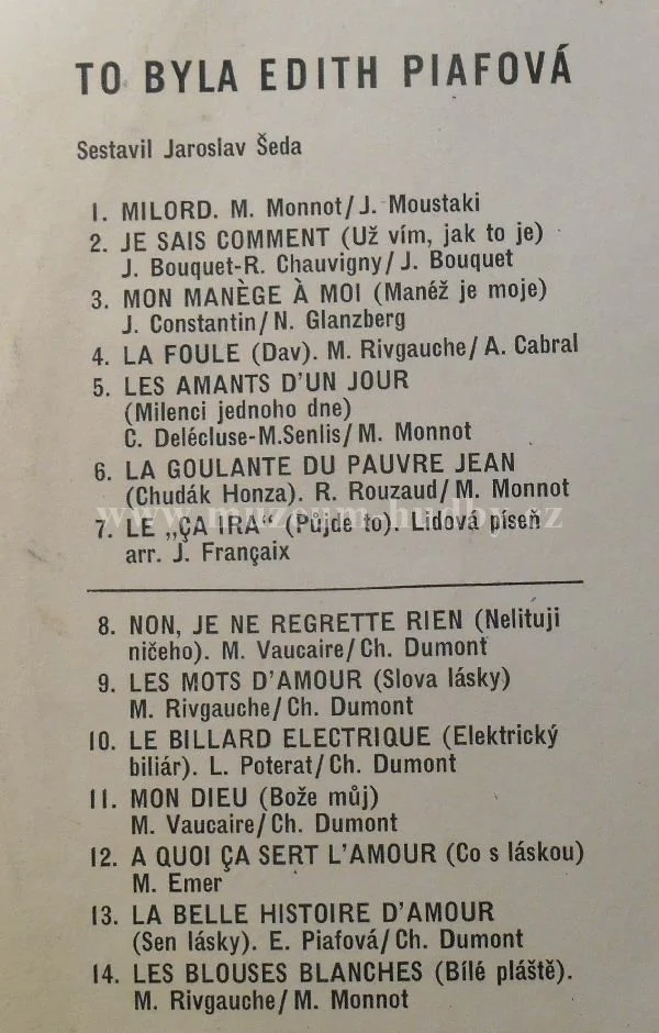 Edith Piaf - Obrázek 3