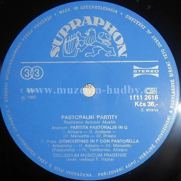 Mašek / Havel / Fiala / Pichl - Collegium Musicum Pragense - Obrázek 3