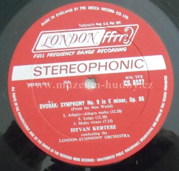 Dvořák - Kertesz And London Symphony Orchestra / István Kertész - Obrázek 6
