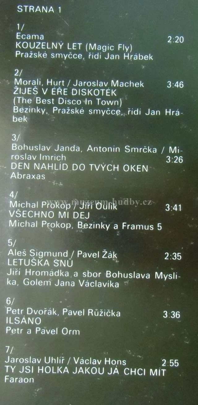 Pražské Smyčce / Bezinky / Abraxas / Michal Prokop A Framus 5 ... - Obrázek 3