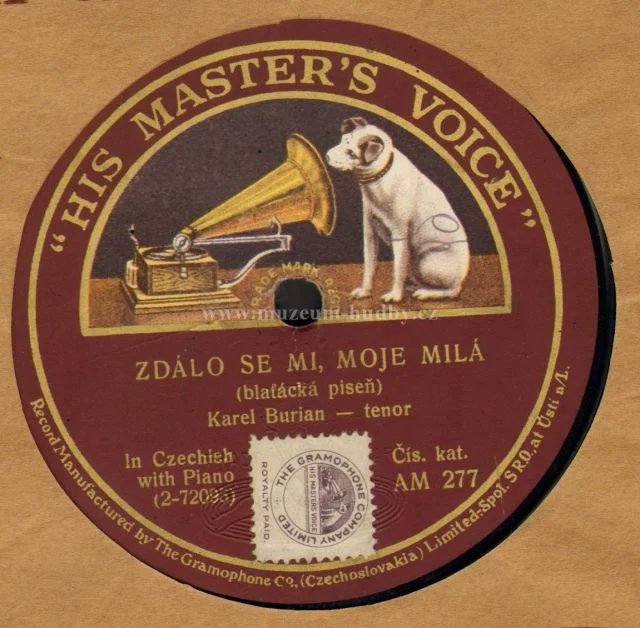 Karel Burian / Shellac / Šelak / 78rpm records - Obrázek 2