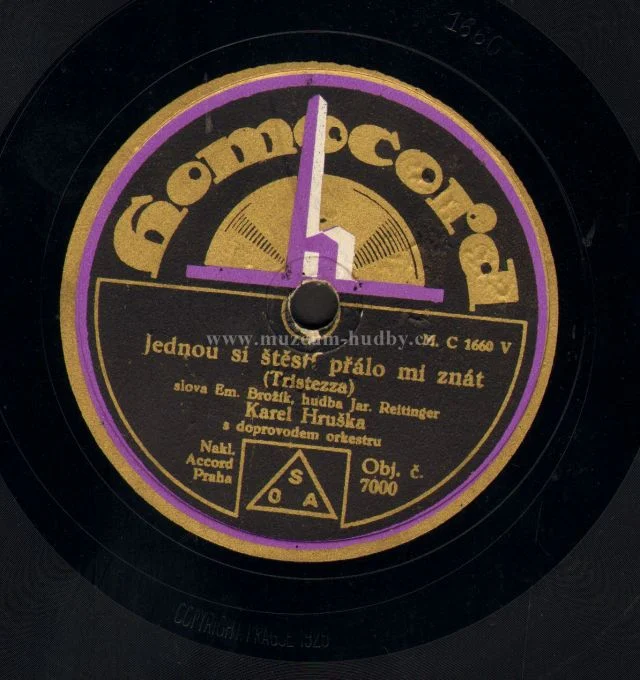Karel Hruska / Shellac / Šelak / 78rpm records - Obrázek 2