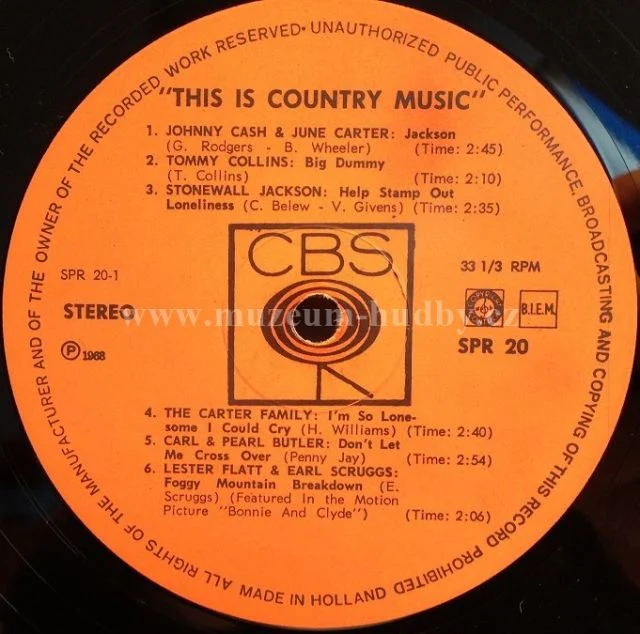 Johnny Cash & June Carter,Tommy Collins,Stonewall Jackson,Carter Family,Carl & Pearl Butler,Lester Flatt & Earl Scruggs,Marty Robbins,Lefty Frizzel, Carl Smith,Statler Brothers,Johnny Dollar - Obrázek 3