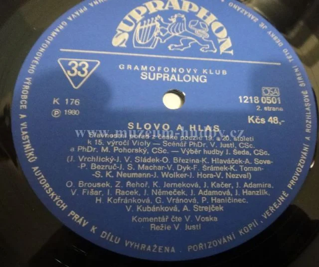 Slovo a hlas [Kosmova kronika česká, Seifert, Biebl, Nezval, Branislav - Obrázek 9