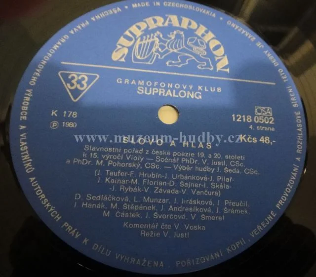 Slovo a hlas [Kosmova kronika česká, Seifert, Biebl, Nezval, Branislav - Obrázek 11
