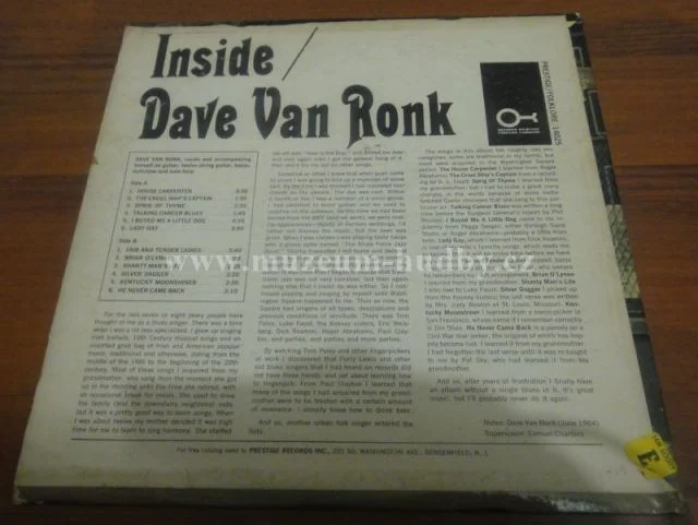 Dave Van Ronk - Obrázek 2